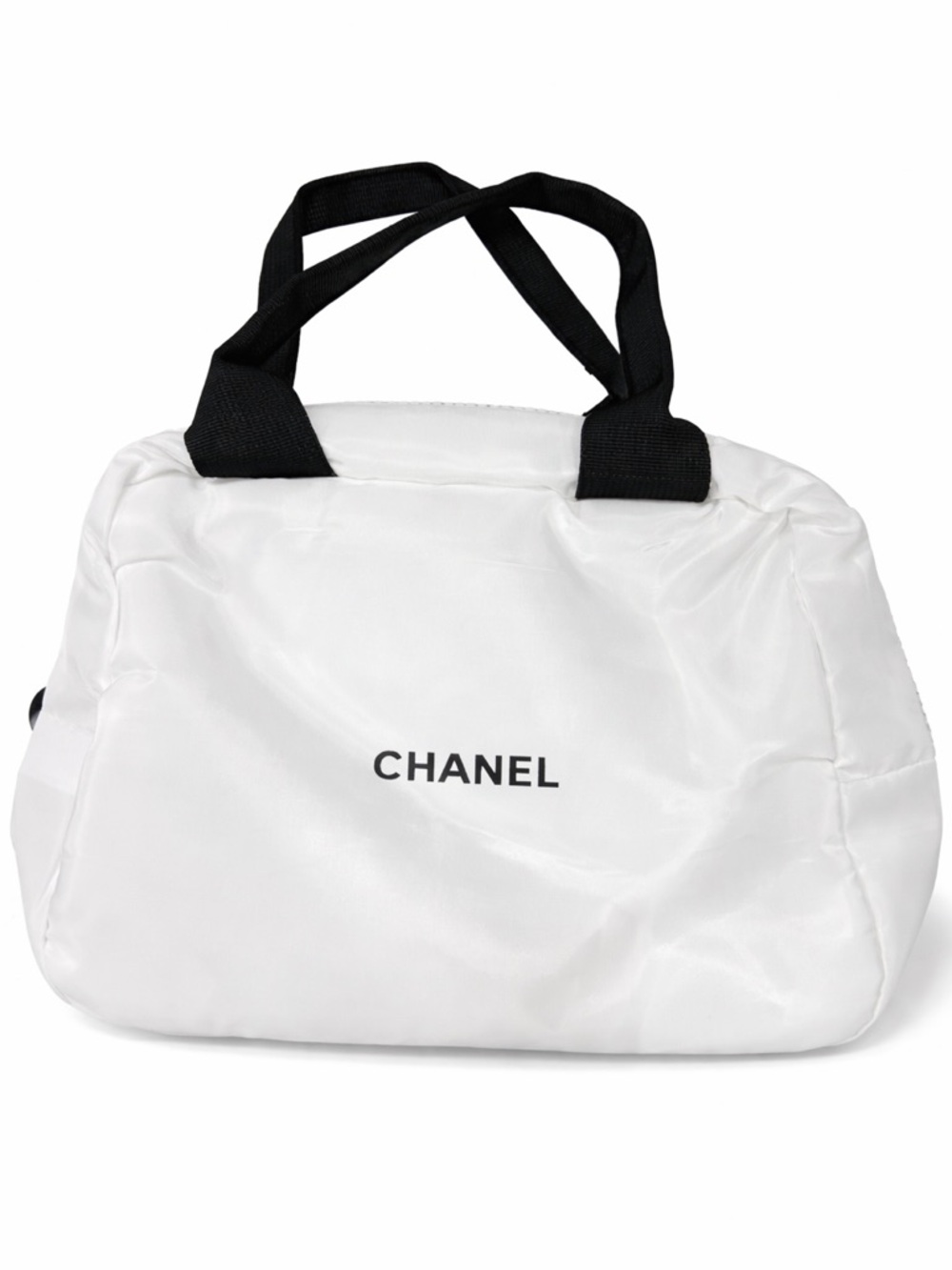 NWOT Chanel White Nylon Cosmetic Bag - Picture 3 of 8